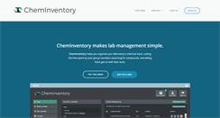 Desktop Screenshot of cheminventory.net