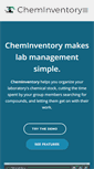 Mobile Screenshot of cheminventory.net