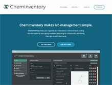 Tablet Screenshot of cheminventory.net